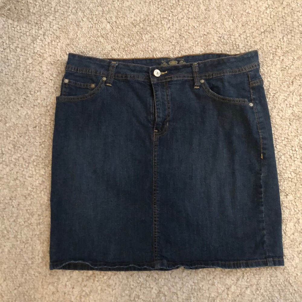 Polo Jean skirt